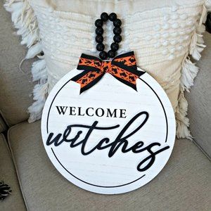 NEW! BOHO Farmhouse HALLOWEEN  WALL DOOR DECOR